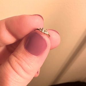 Maria Tash 2mm Diamond Princess Hoop Earring - Rose Gold, 8mm